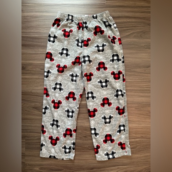 Disney Red and Black Mickey Mouse Pajama Bottoms size 8 - Picture 3 of 4